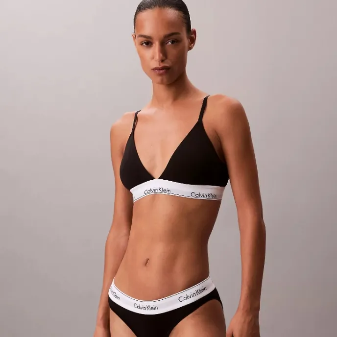 Calvin Klein Icon Modal 黑色三角杯内衣