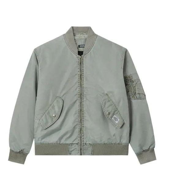 GROUND ZERO 饰口袋拉链飞行员夹克