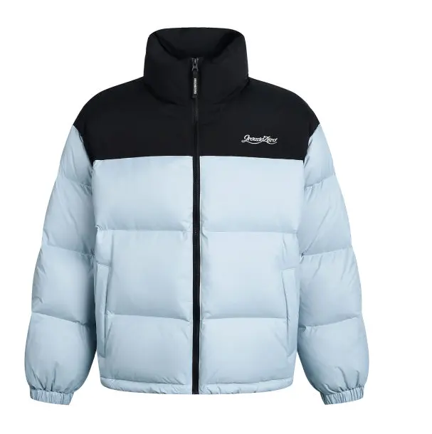 GROUND ZERO 拼色立领羽绒服