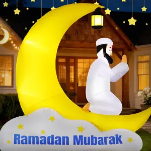 DomKom 6FT 斋月LED发光充气摆件立享5折