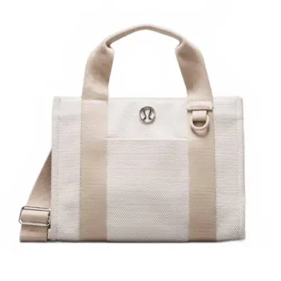 Lululemon 双色帆布迷你托特