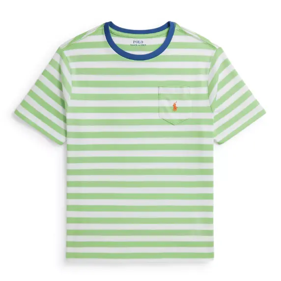 多色可选！Ralph Lauren 拉夫劳伦大童款条纹短袖
