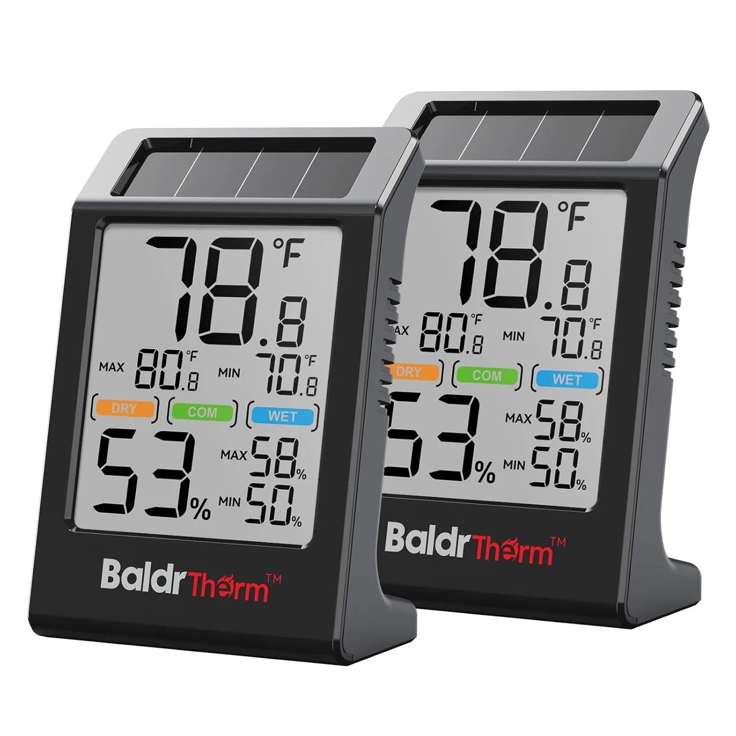 BaldrTherm 太阳能室内温湿度计