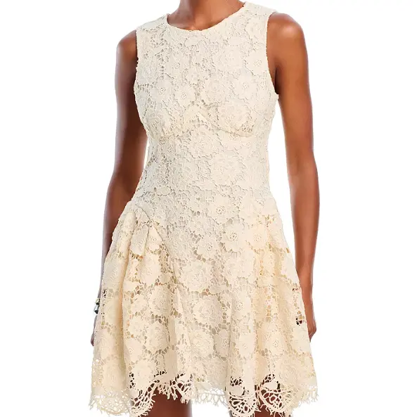 AQUA 蕾丝连衣裙