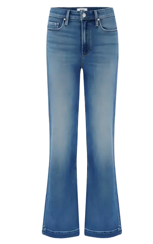 Leenah 高腰宽腿牛仔裤