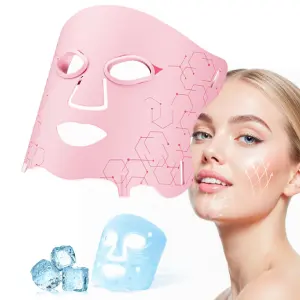 Rechargeable Red Light Therapy mask with Timer