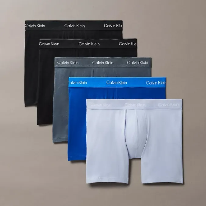 Calvin Klein Icon Cotton 男士平角内裤 5条装