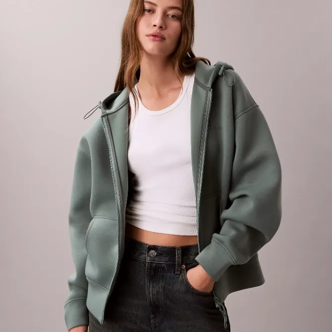 Calvin Klein 拉链连帽外套