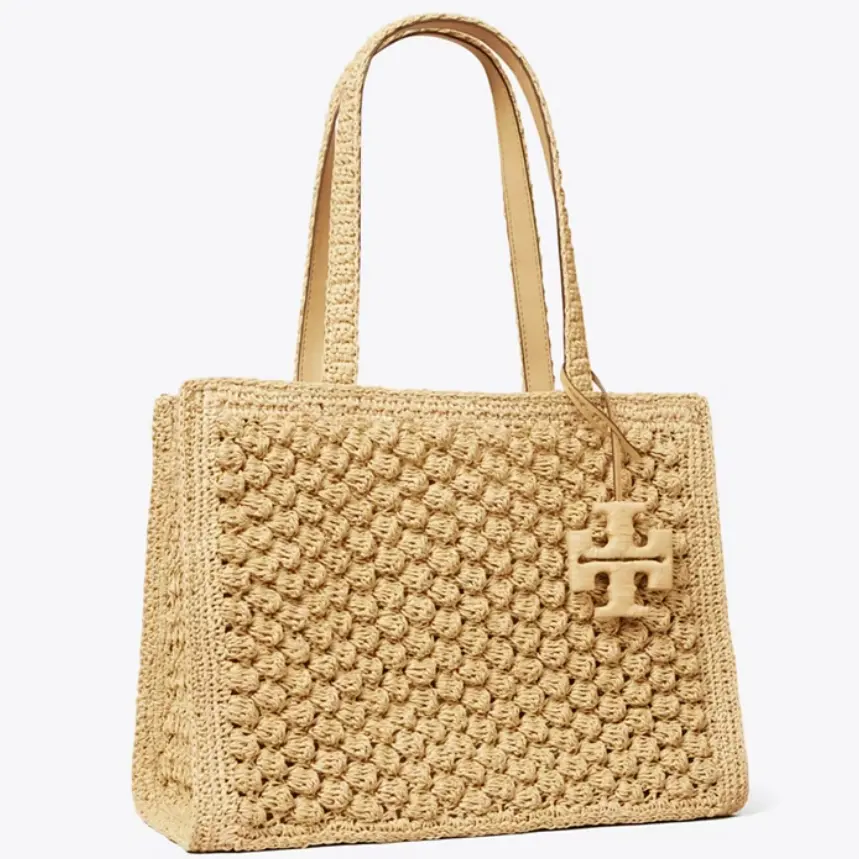 Tory Burch 汤丽柏琦 Ella 手工钩针款 小号托特包