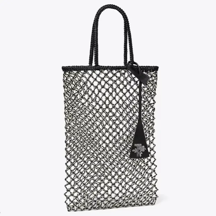 Tory Burch 汤丽柏琦 小号 手工编织渔网包
