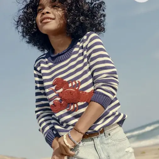 Gymboree 龙虾针织衫，男女同款