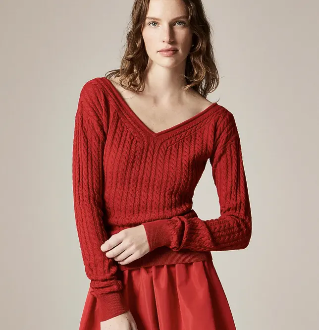 J.CREW V领针织衫