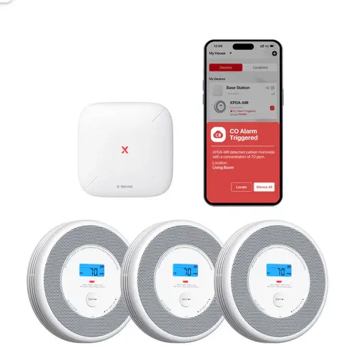 X-Sense Voice Alert Smart Smoke & CO Combination Alarm Enjoy 37% OFF