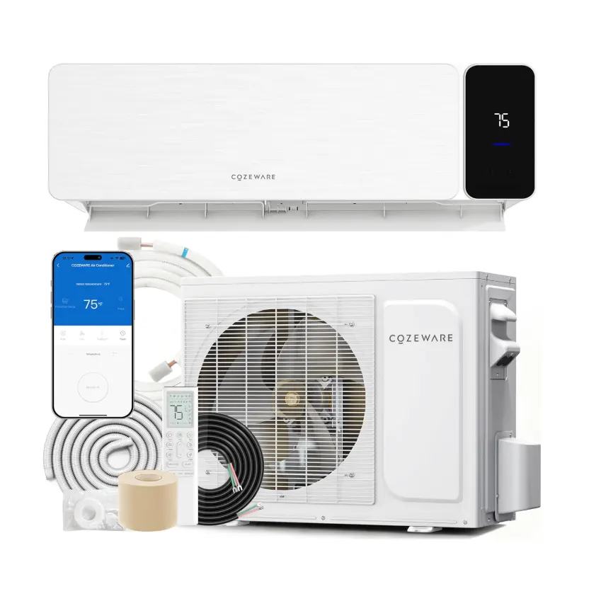 Cozeware 12000 BTU 115V 迷你分体式空调热泵