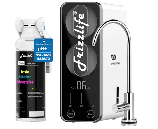 Frizzlife 600GPD 无罐反渗透净水系统