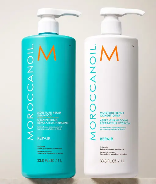 Moroccanoil  修复洗护套装 1L装