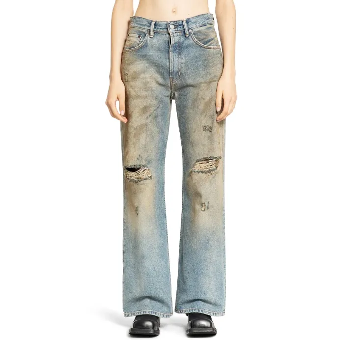 ACNE STUDIOS 2021常规版破洞牛仔裤