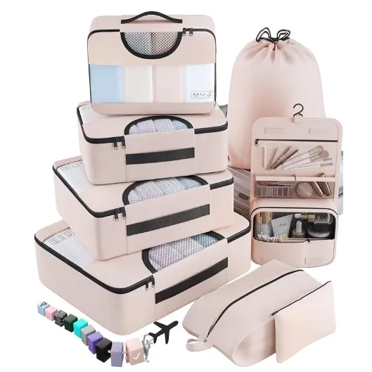 Veken 8 Set Packing Cubes for Luggage
