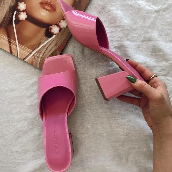 Princess Polly Sunset 粉色高跟鞋