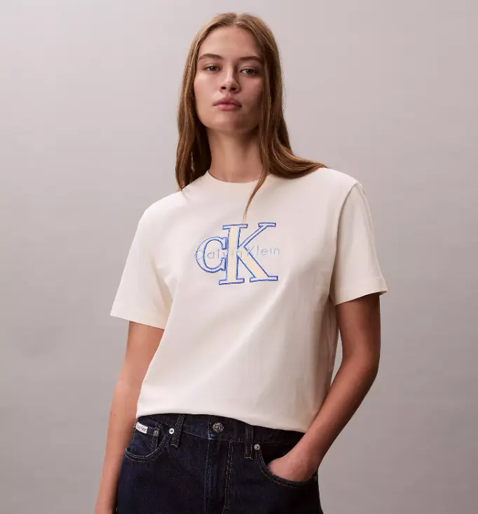 Calvin Klein  Monologo 经典双色T恤