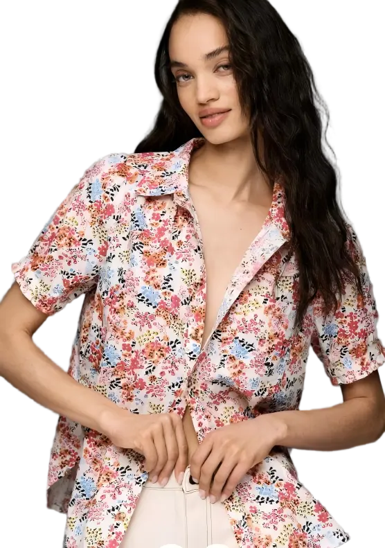 Pilcro Aly 泡泡袖衬衫