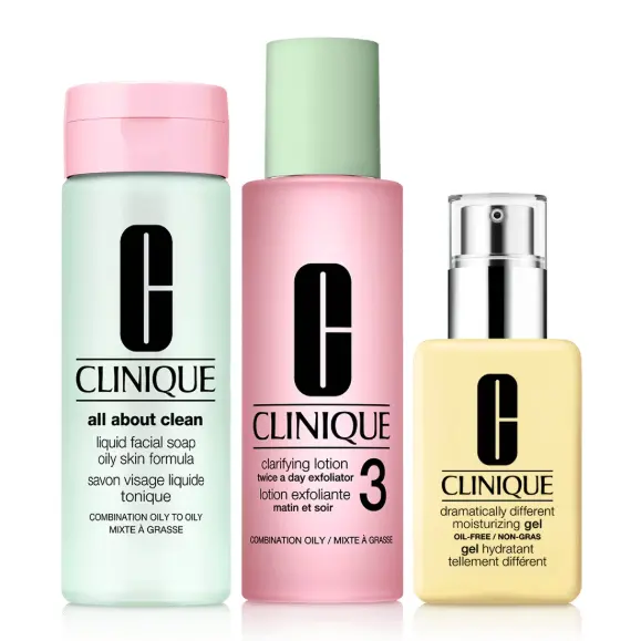 Clinique 倩碧 油皮护肤3件套