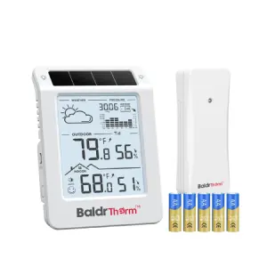 BaldrTherm Outdoor Indoor Thermometer Wireless Weather Station
