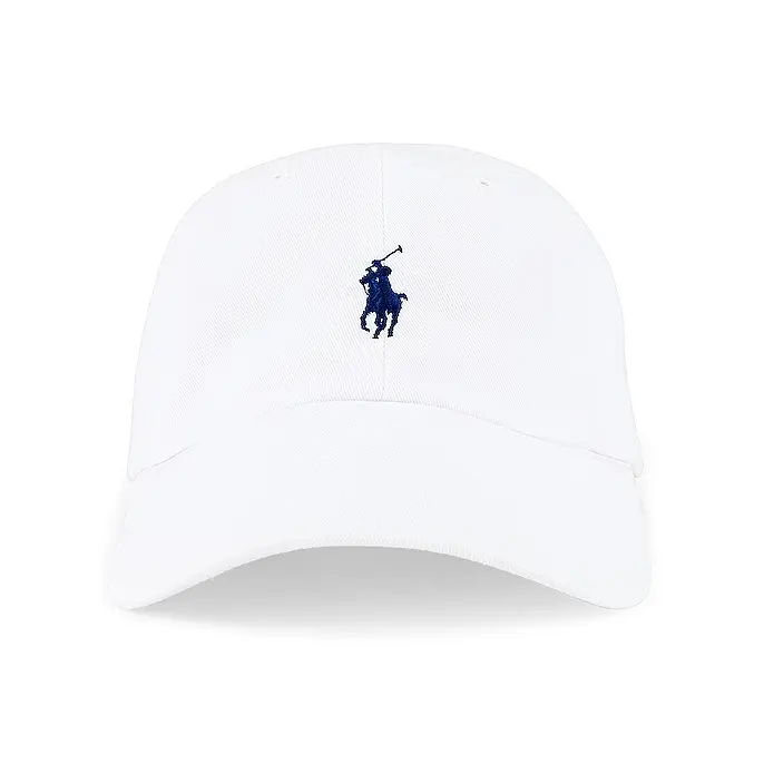 POLO RALPH LAUREN 拉夫劳伦白色小马棒球帽