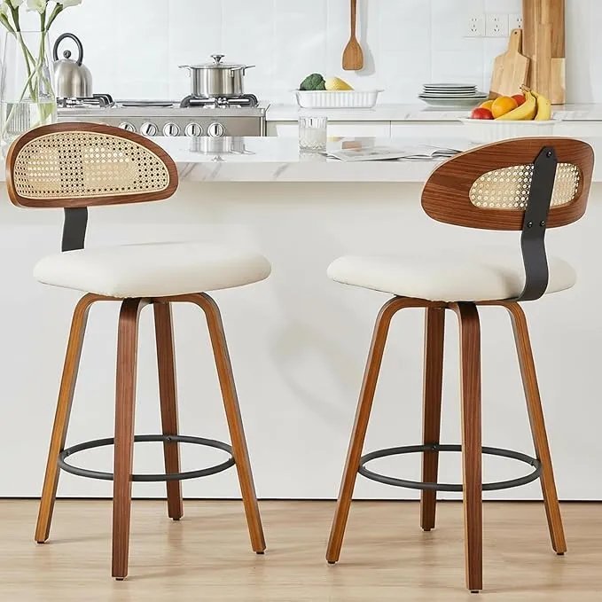 Kinmars Swivel Counter Height Bar Stools