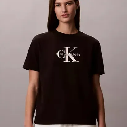 Calvin Klein Acid Wash 经典徽标T恤