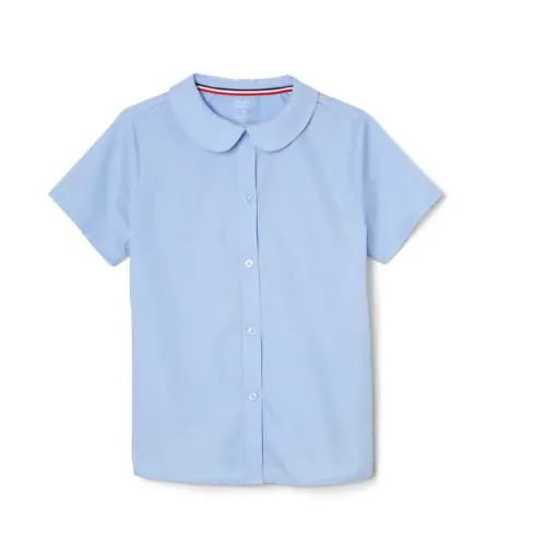 Short Sleeve Peter Pan Collar Blouse