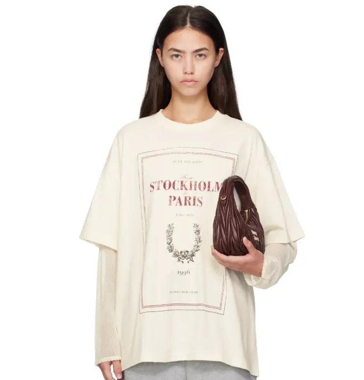 Acne Studios  Off-White 印花T恤