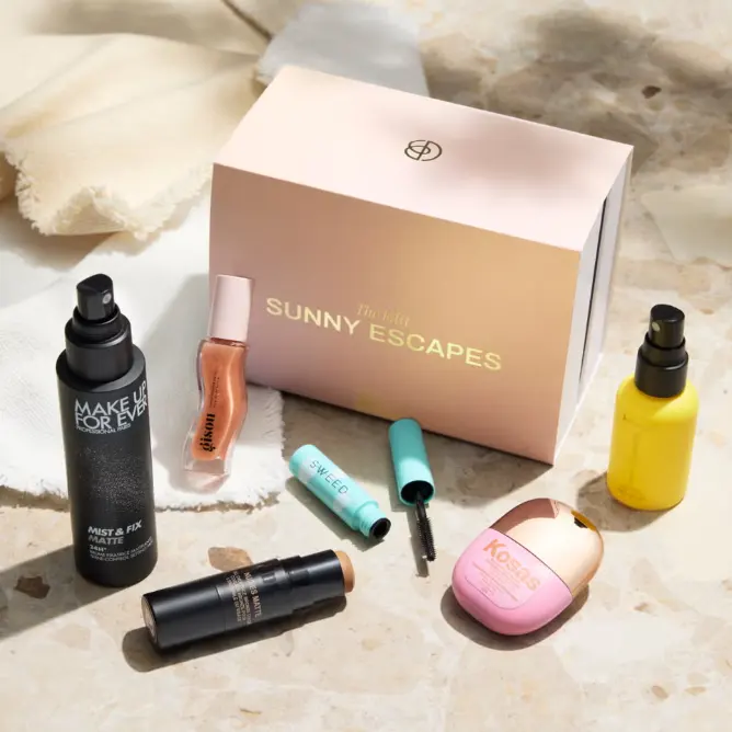 返礼卡！Cult Beauty Sunlit 阳光之旅盒子 价值超£130