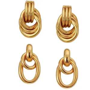 Amazon: 2 Pairs Gold Earrings For Women as Low as $9.99