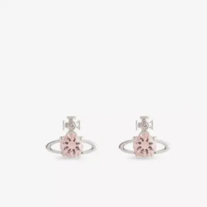 Vivienne Westwood 西太后 粉色水晶耳环