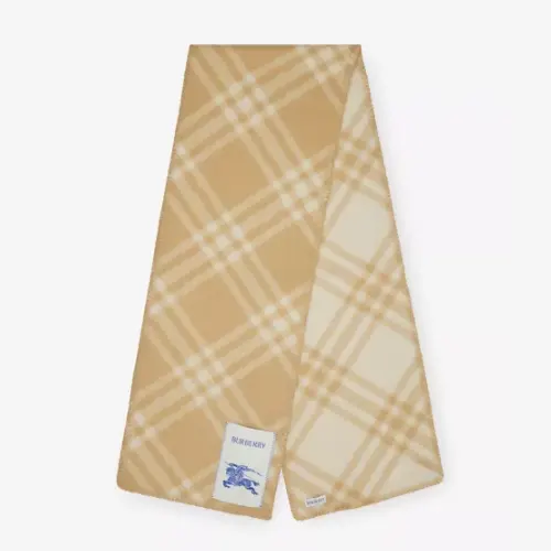 Burberry 格纹羊毛围巾