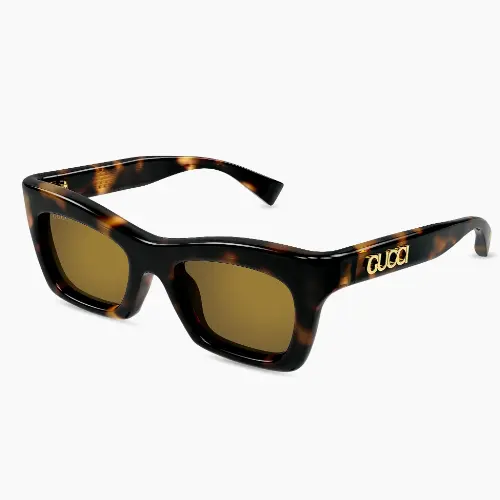 倪妮同款不同色！Gucci Ancora 50MM 墨镜