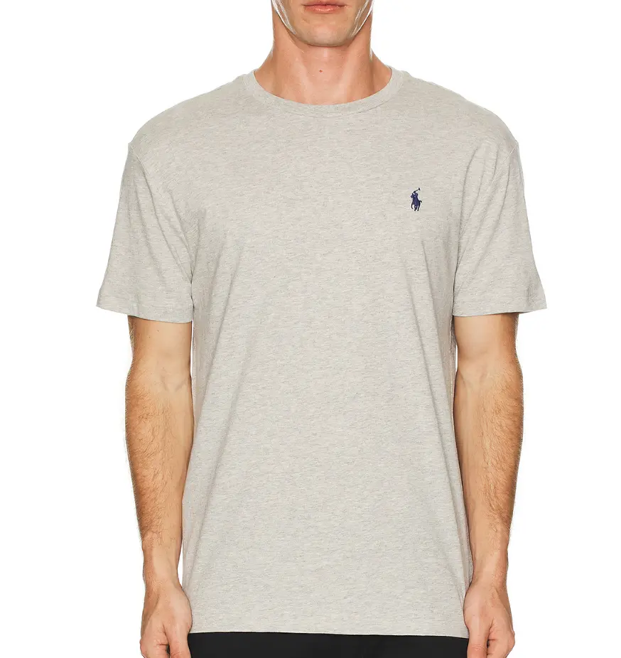 Polo Ralph Lauren  浅麻灰基础款小马标圆领 T 恤