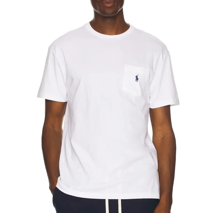 Polo Ralph Lauren  白口袋小马标圆领短袖男