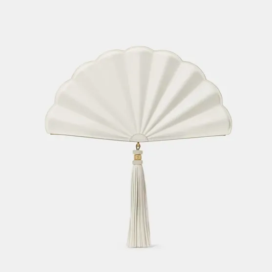 Kate Spade 白色扇子包