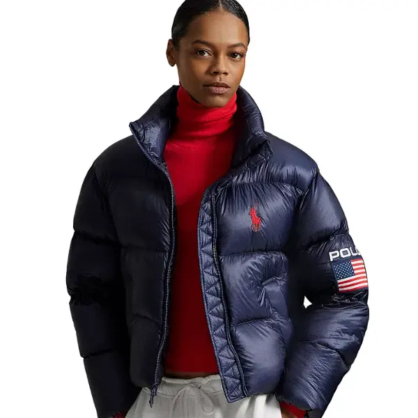 M码捡漏！Polo Ralph Lauren 拉夫劳伦 Flag 中量级羽绒服