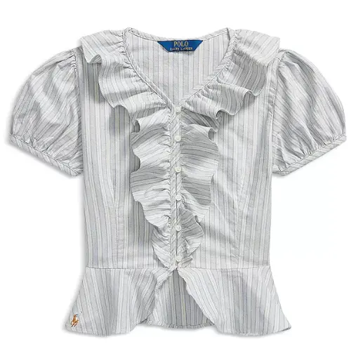 新品！Polo Ralph Lauren 拉夫劳伦大童款条纹短袖上衣
