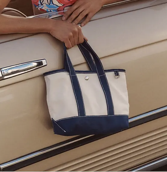 J.CREW Mini 帆布托特包