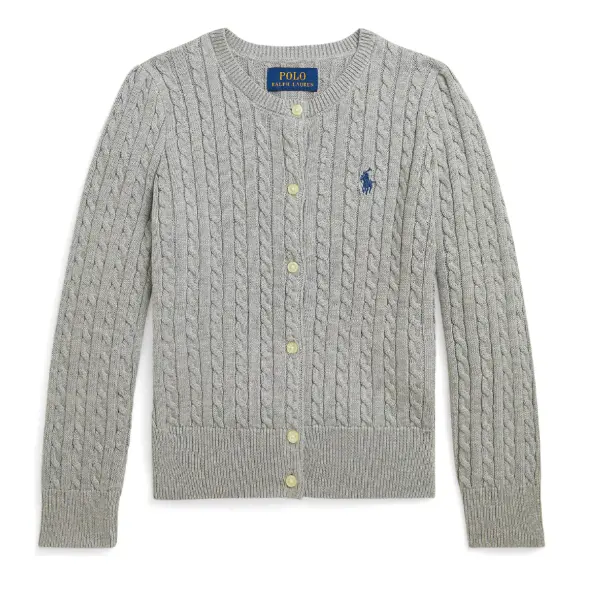 Ralph Lauren 拉夫劳伦大童款绞花开衫