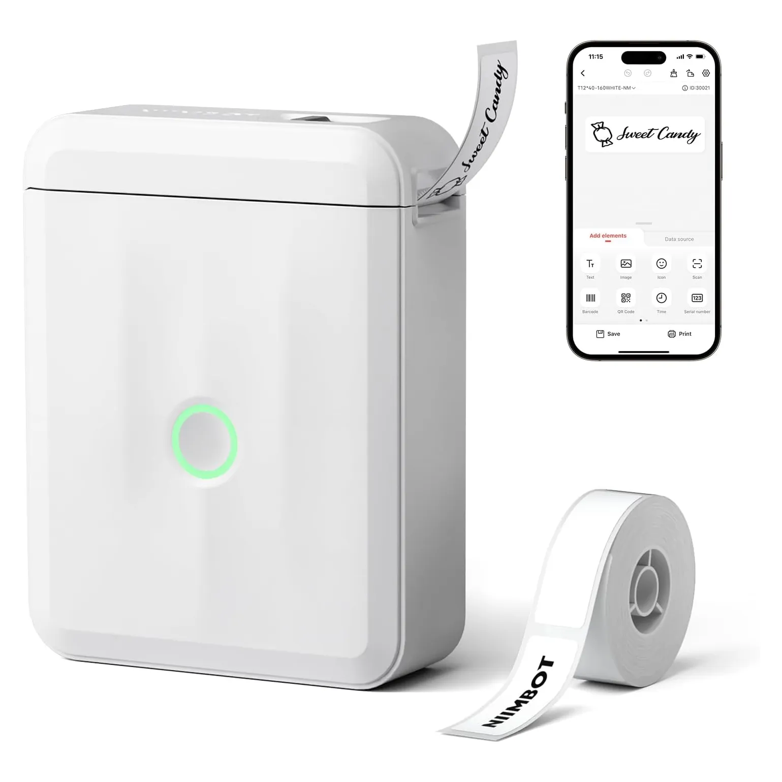 NIIMBOT D110 迷你便携式标签打印机