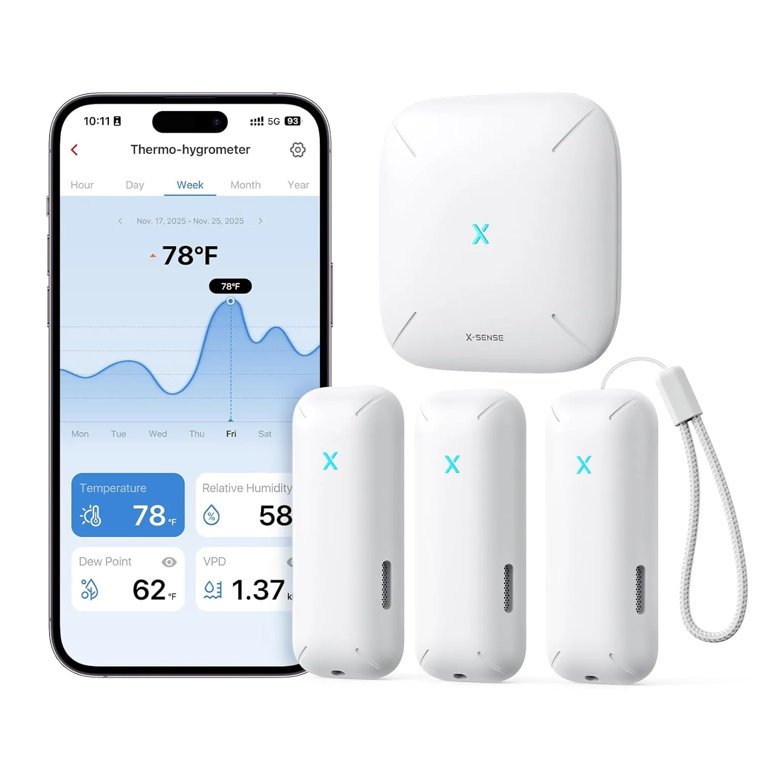 X-Sense Wi-Fi Temperature and Humidity Monitor