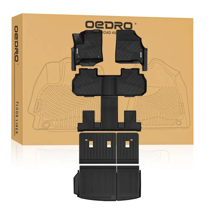 OEDRO Floor Mats & Cargo Liner with Backrest Mat