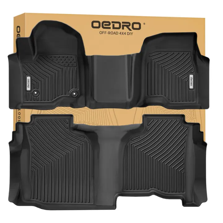 OEDRO Floor Mats Fit for 2019-2026 for Chevy Silverado/GMC Sierra 1500