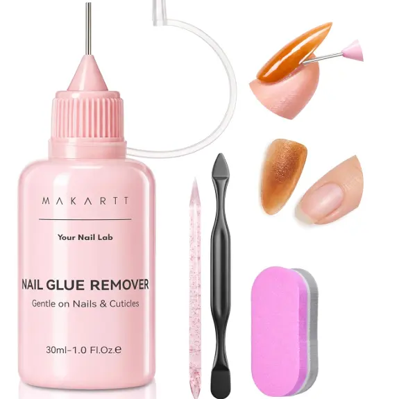 Makartt Jojoba Oil Nail Glue Remover for Press On Nails