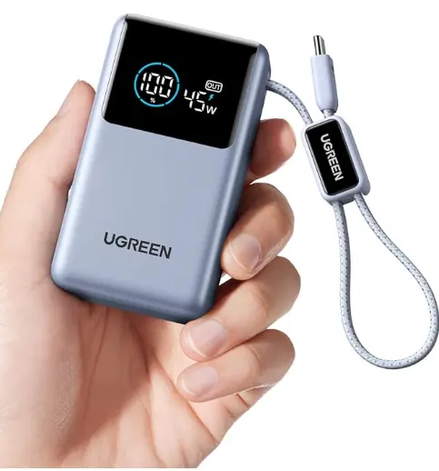 绿联 Nexode Pro 移动电源 10000mAh 45W